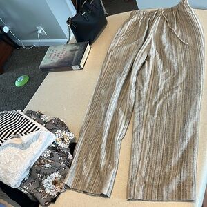 Petite Alfred Dunner size 6 petite linen pants..